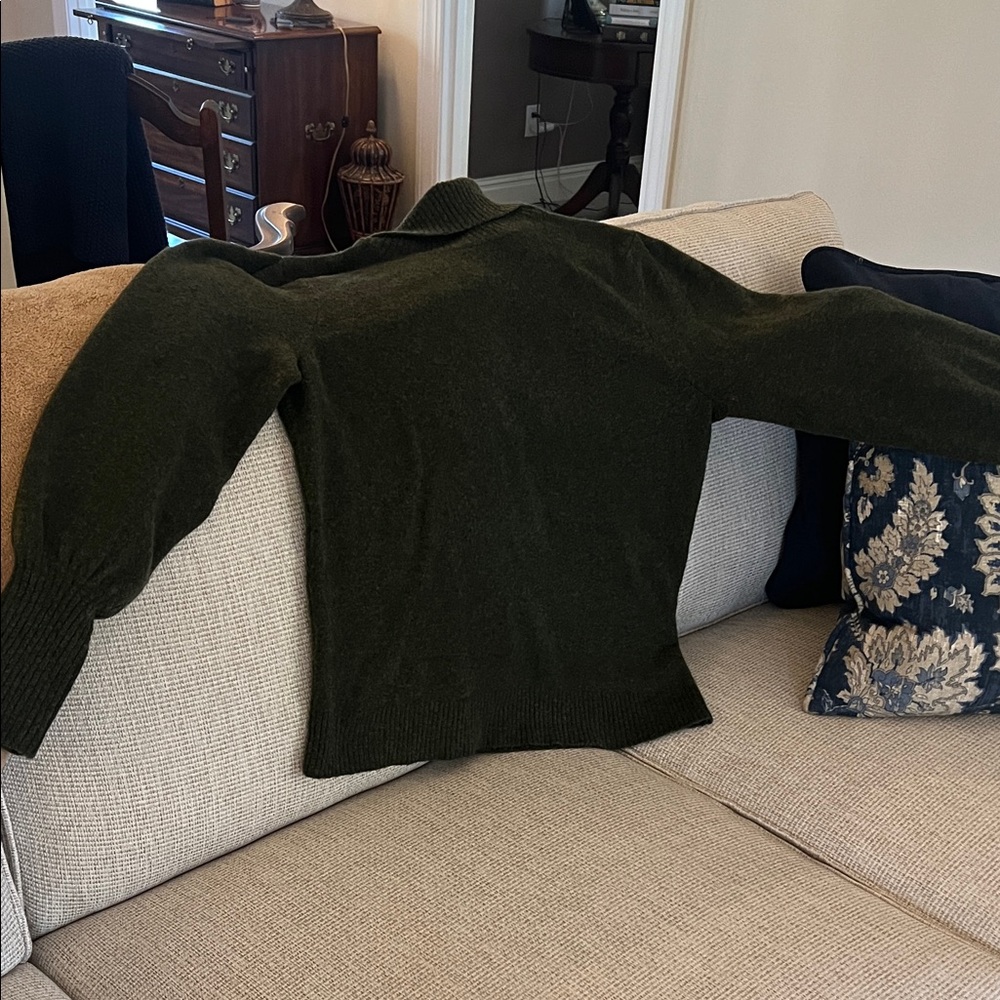 J. Crew Olive Knit Sweater